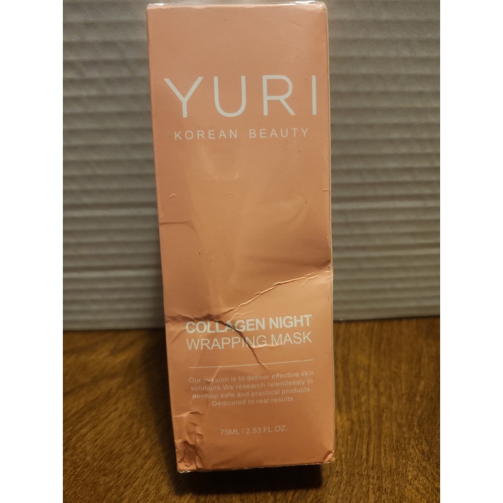 Yuri Korean Beauty Collagen Night Wrapping Mask Skincare Facial New exp 12/2028